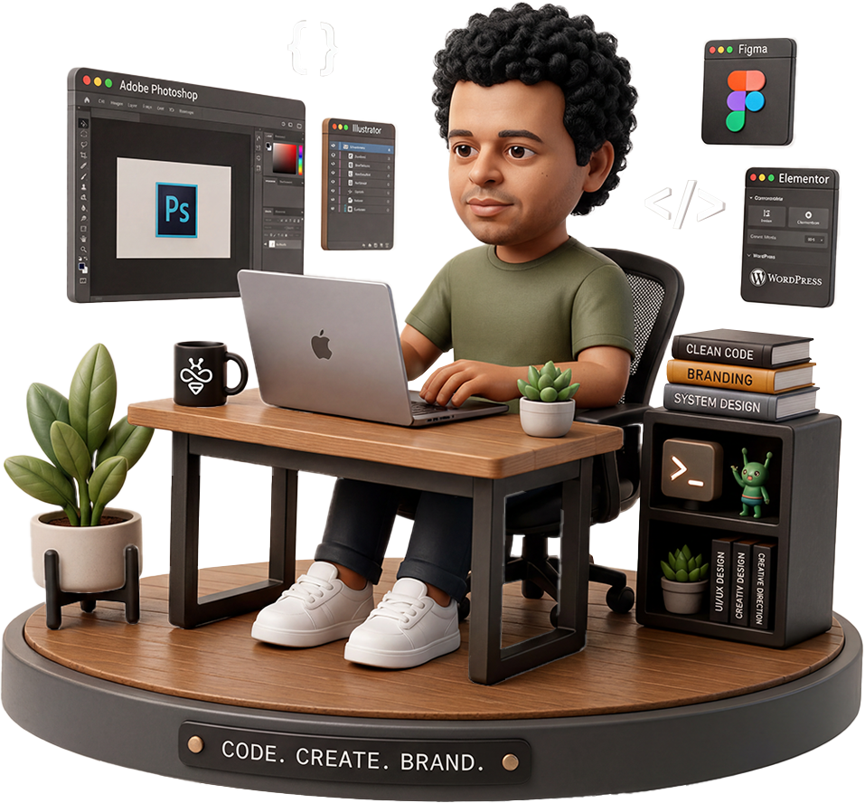 Alexandre Marx — Designer em seu espaço de trabalho criativo