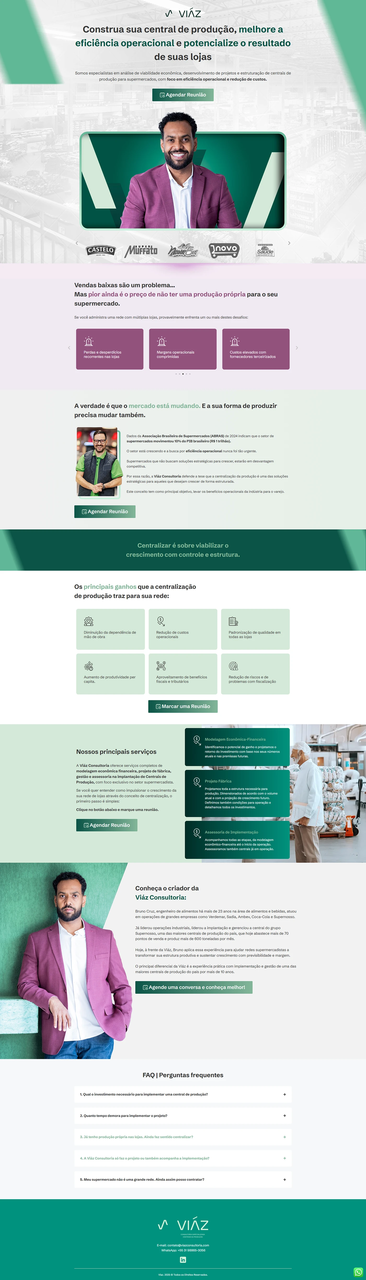 Viáz Consultoria — landing page completa